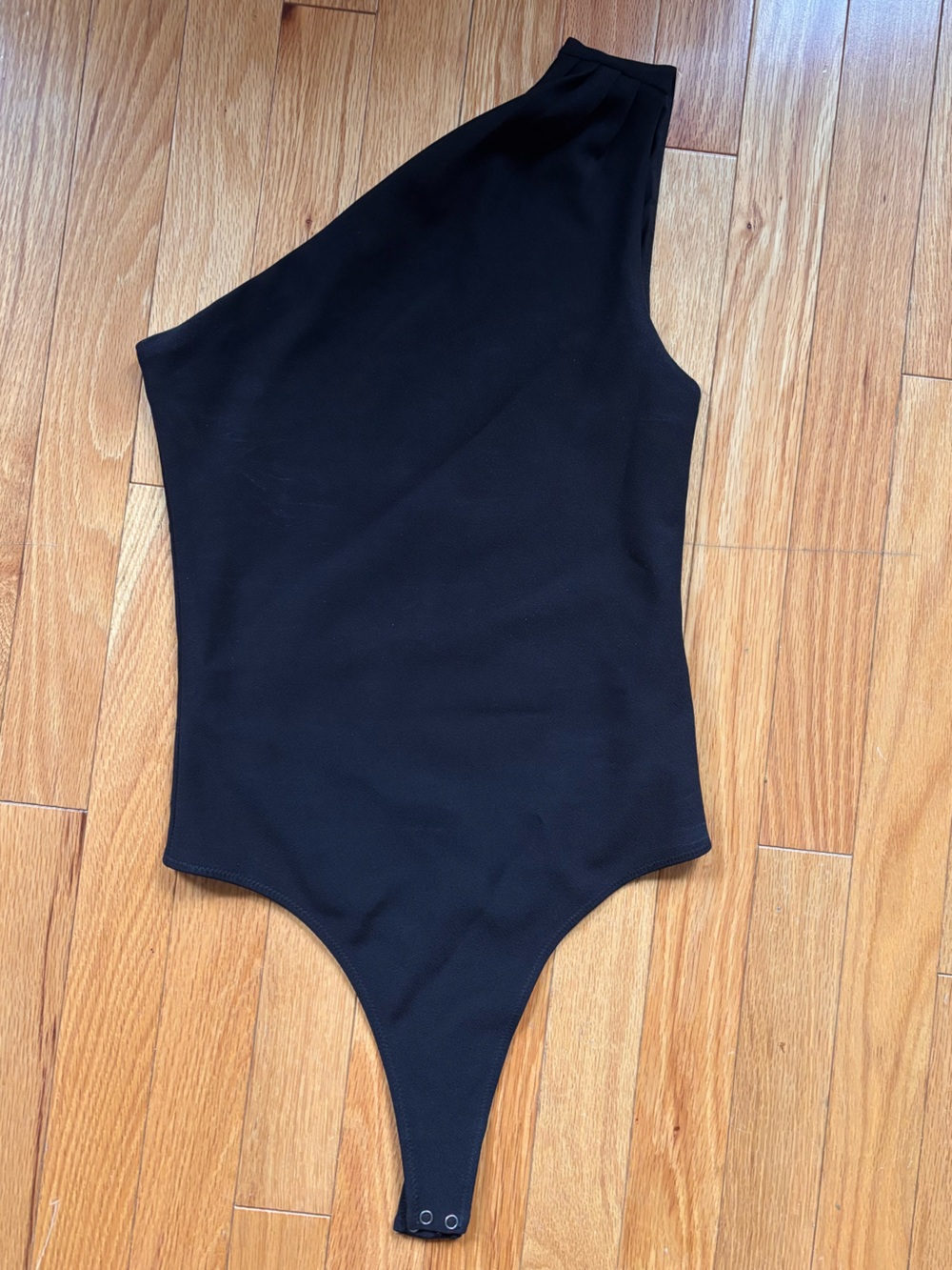 Abercrombie & Fitch Black One-Shoulder Bodysuit